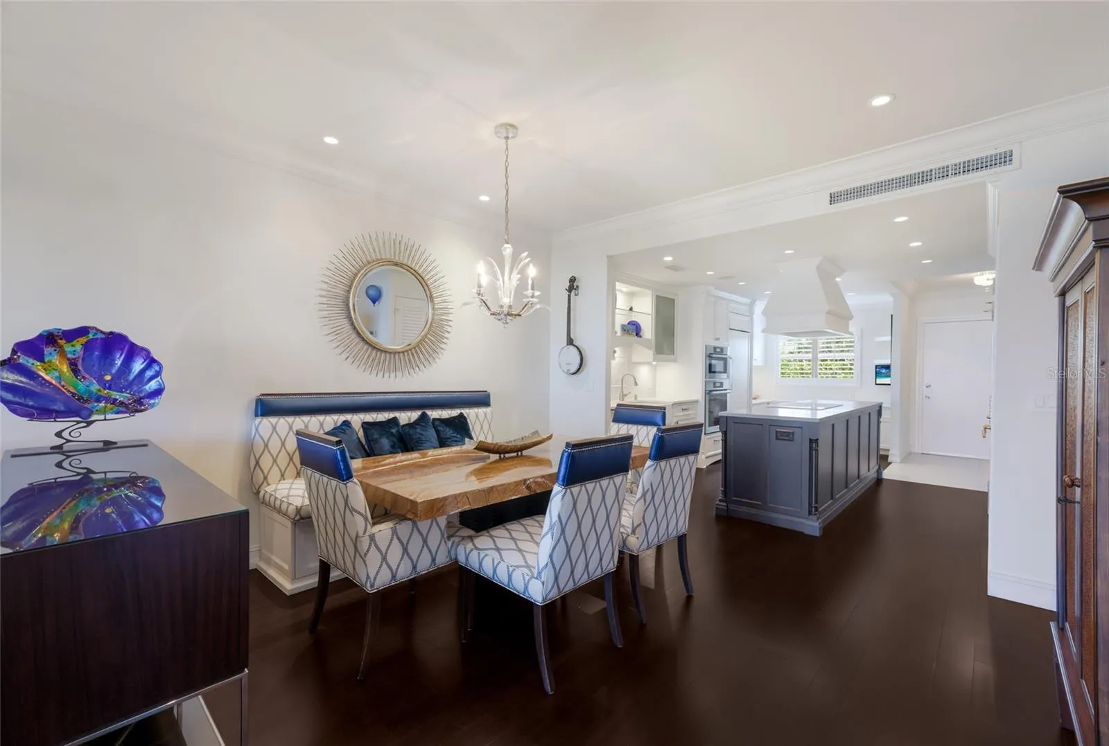 Views from Dining toward Kitchen