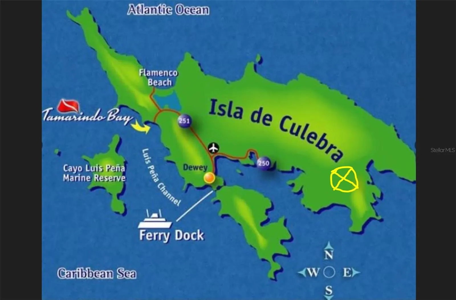 Location on Culebra