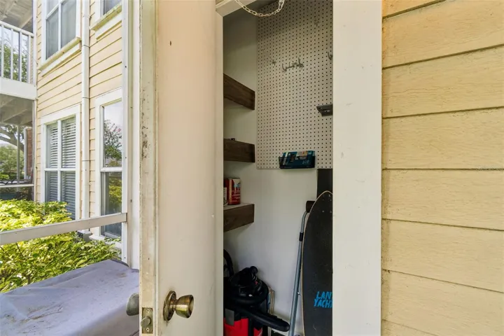 Patio Storage Closet