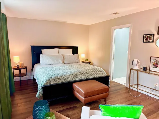 Primary bedroom with lots of space
