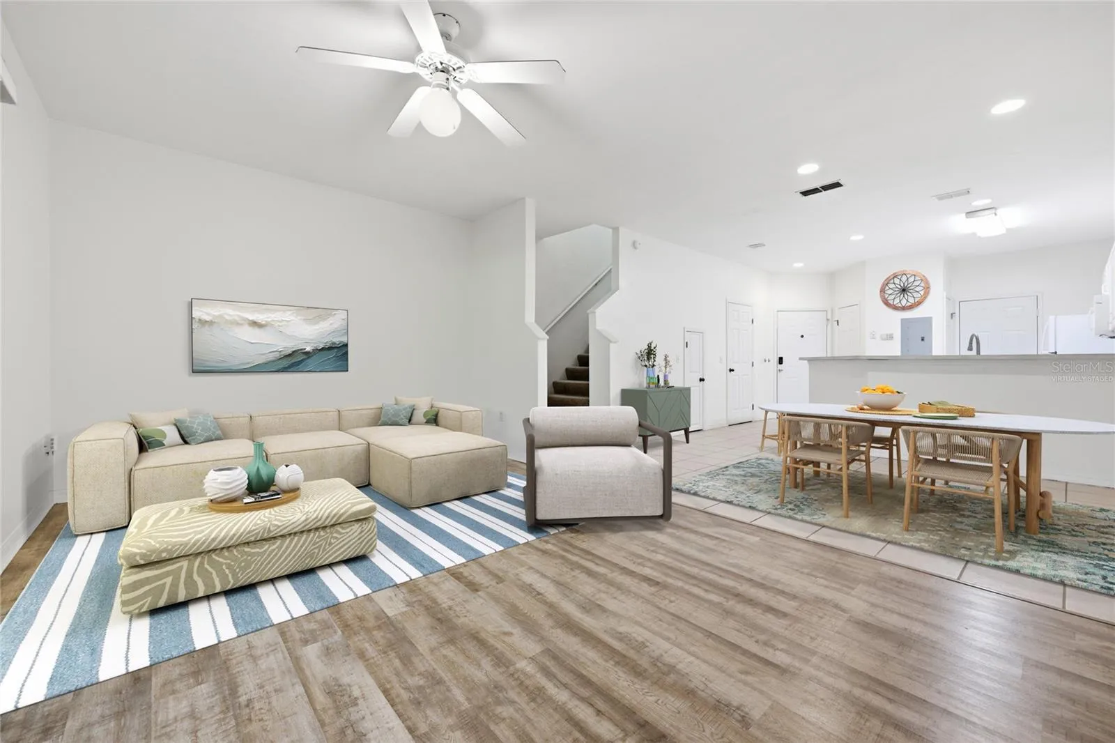 Virtually StagedLiving/Dining Room
