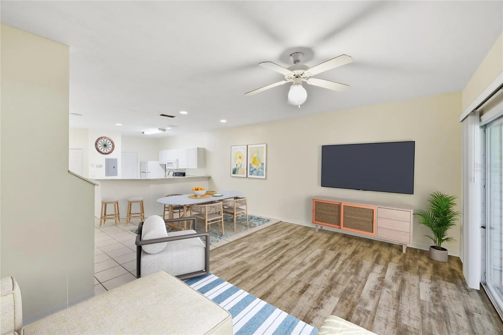 Virtually StagedLiving/Dining Room