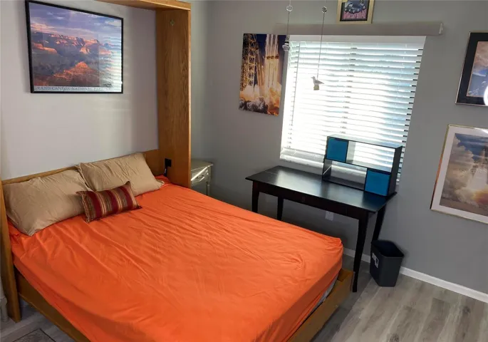 guest room with Murphy bed