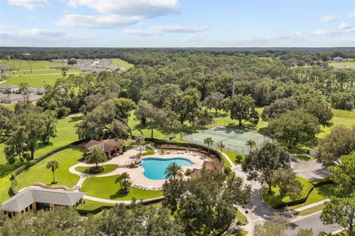 Tennis courts, basketball court, clubhouse and pool