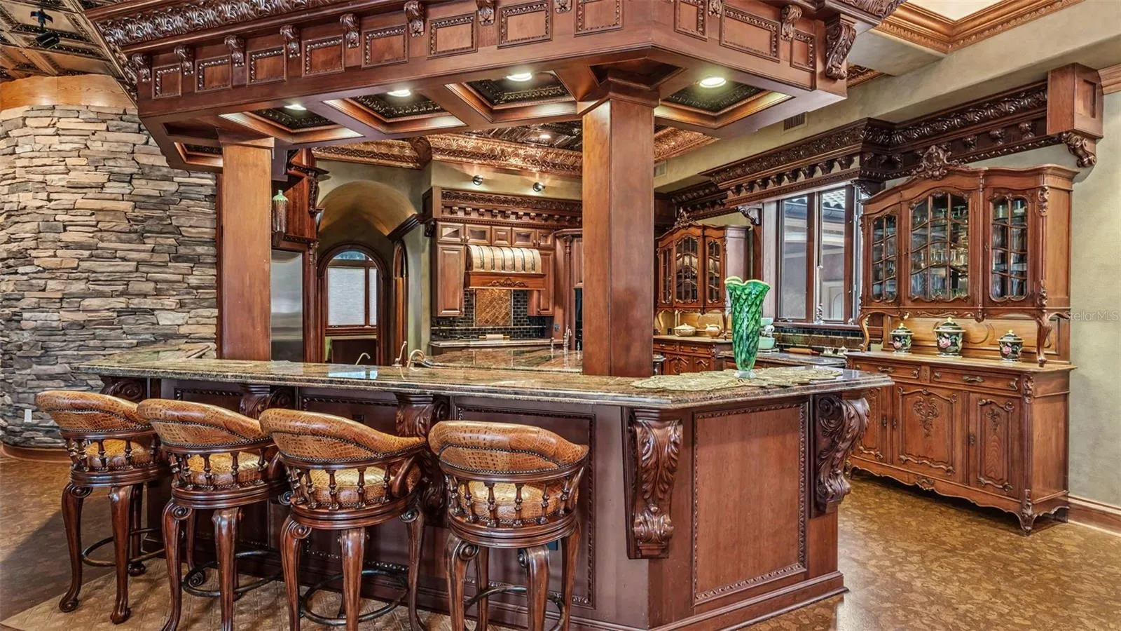 Impeccable Heritage trim work designed and integrated by Architectural Designer & Master Craftsman - La Royce Keene of the Mozart Construction Company.