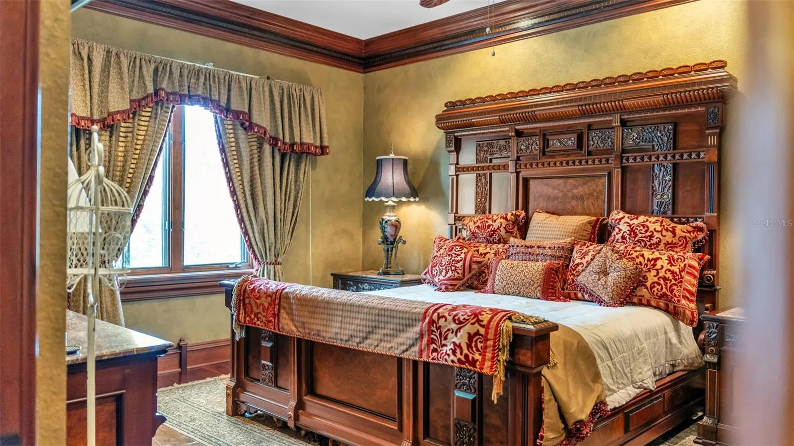 Guest Bedroom 3, Furnished . Walk in closet, access to walk out storage in attic.