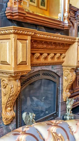 Living room Gas Fireplace Mantle
