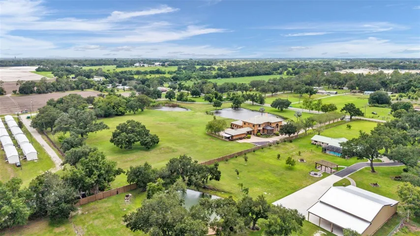 Aerial view from over the area.