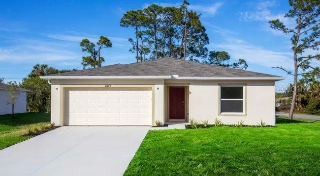 Model home - actual features may vary.