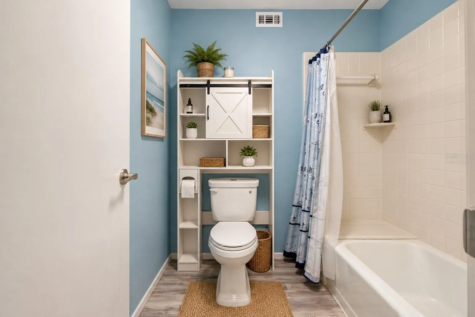 Primary Bathroom Virtually Staged