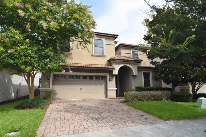 Exterior with paved driveway