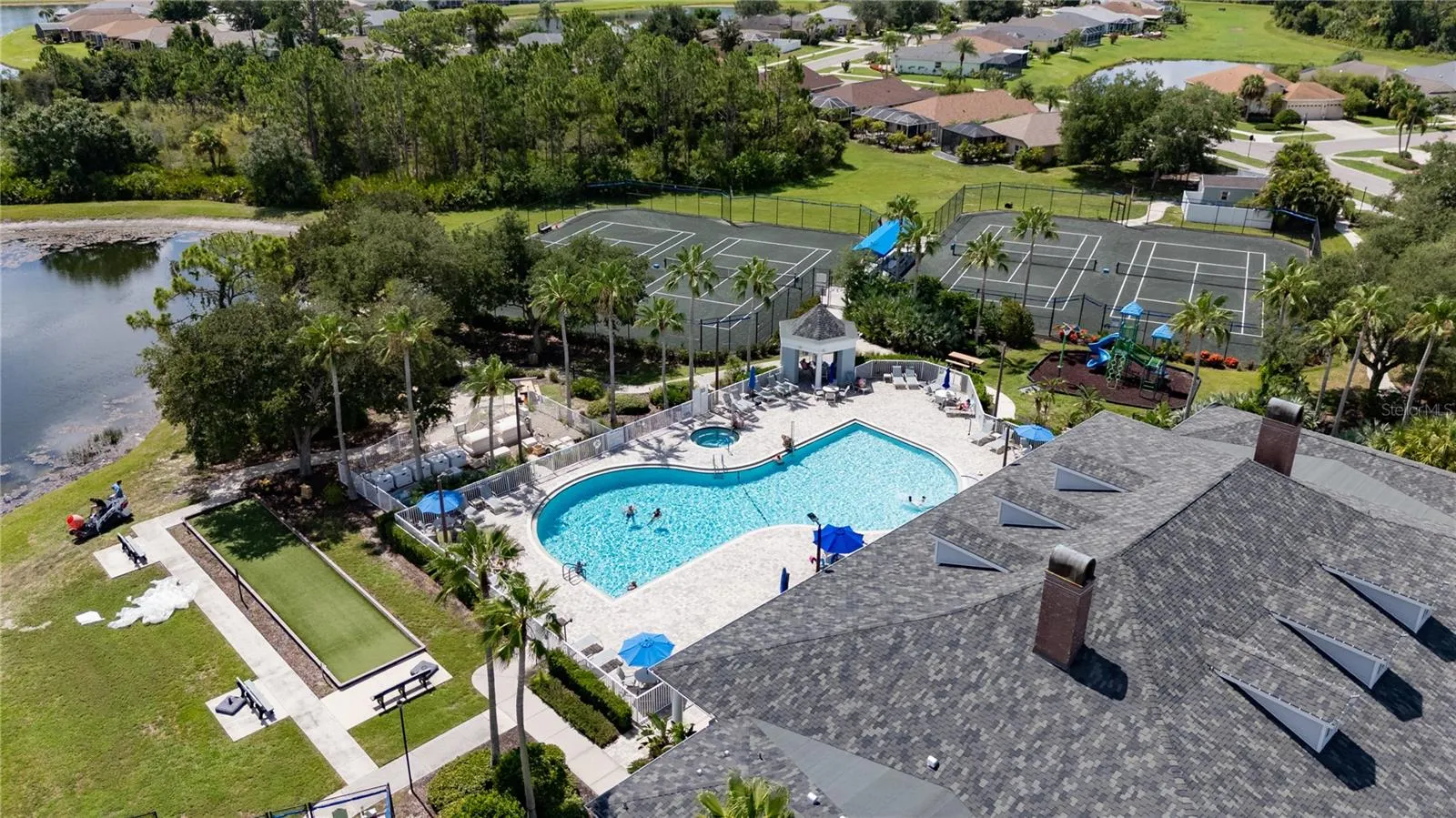 heated pool