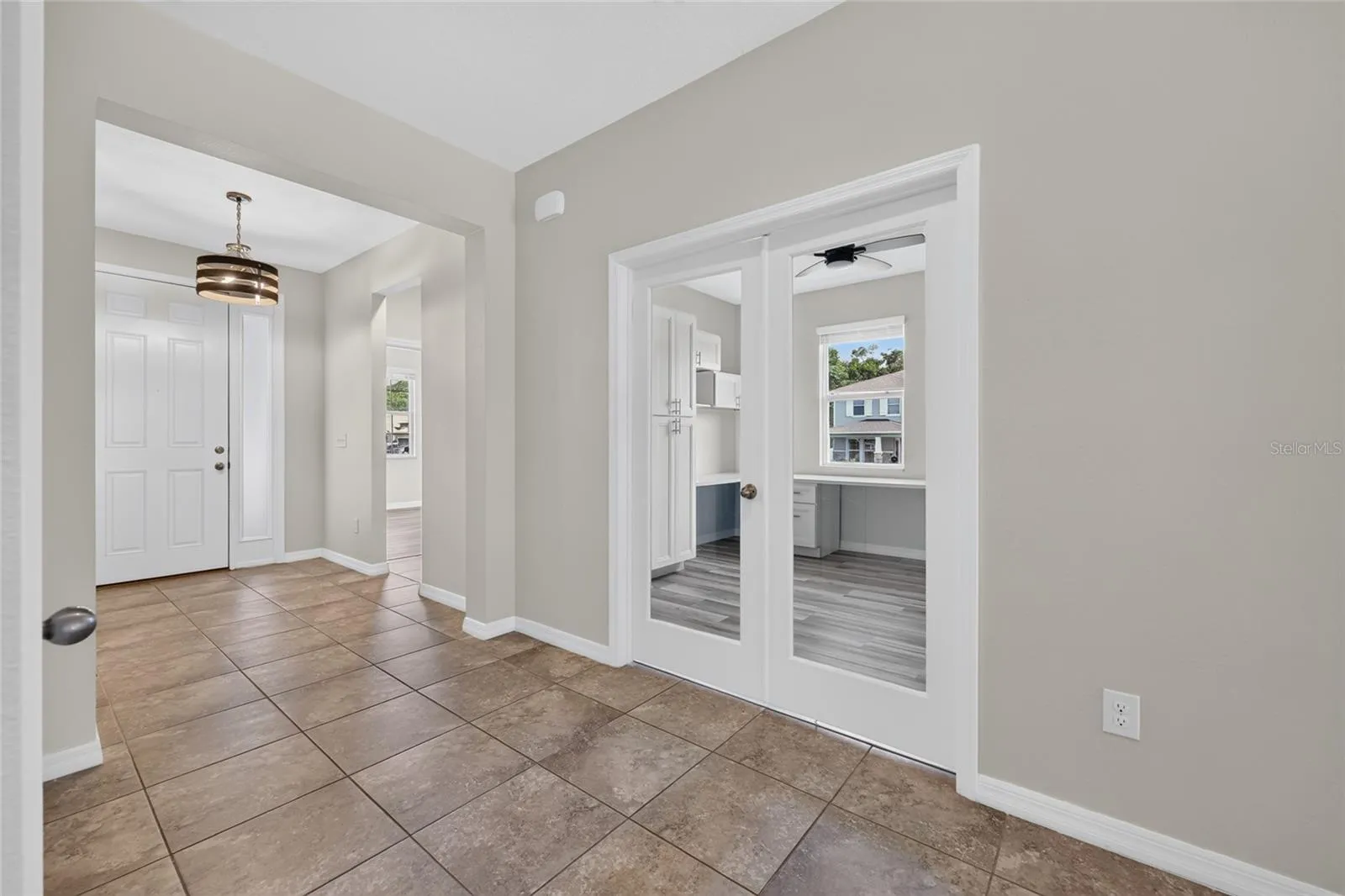 Double doors to 4th bedroom/office