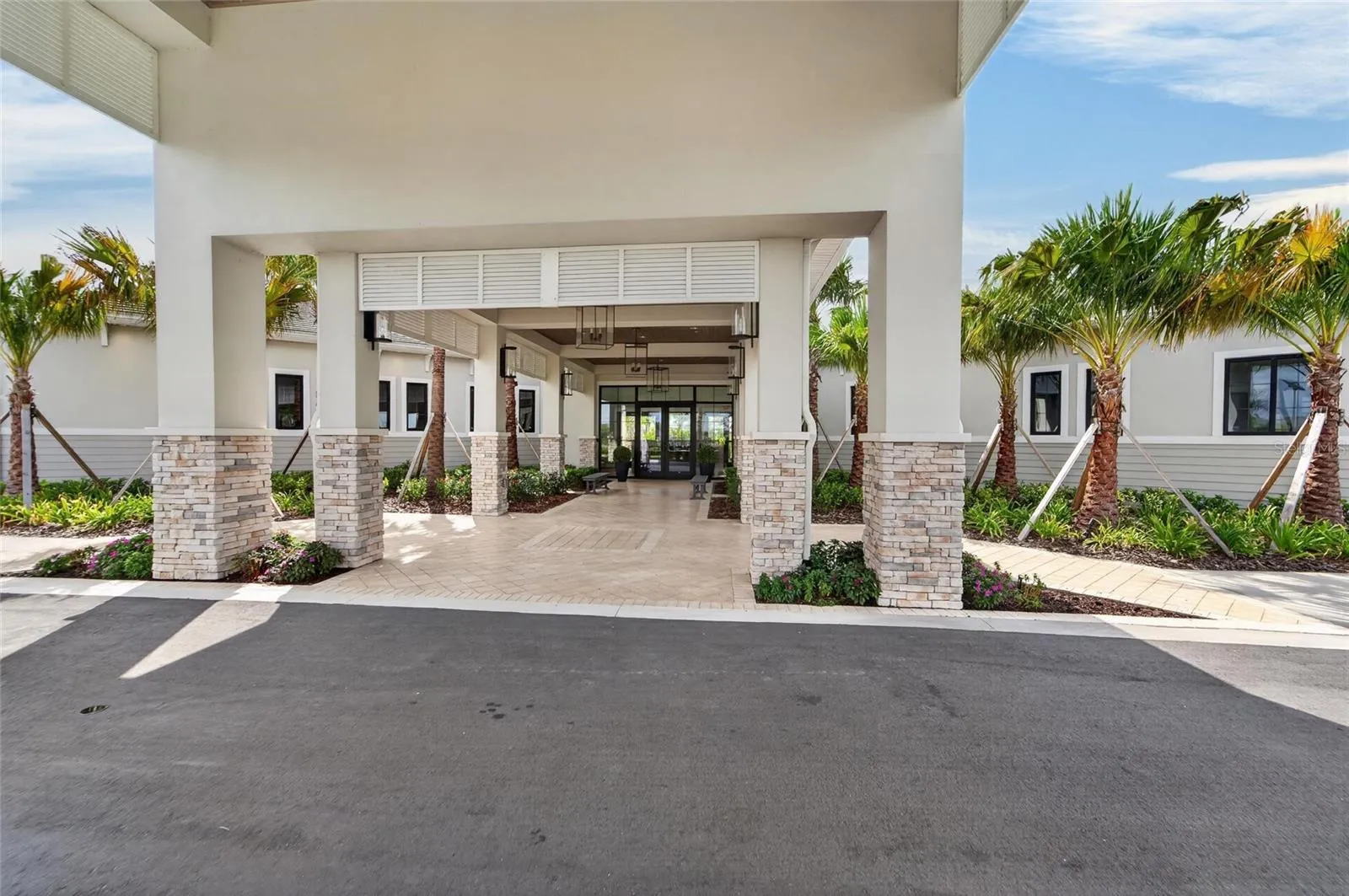 Clubhouse entrance