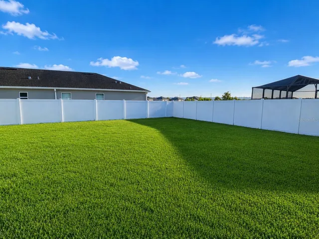 Fenced Backyard