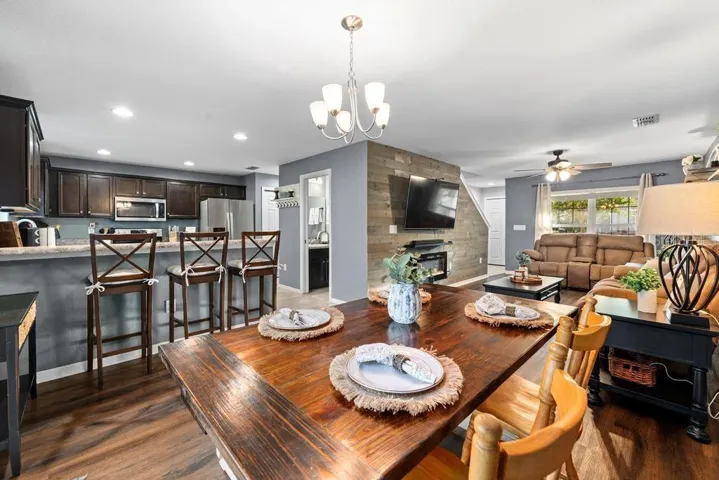 open floor plan