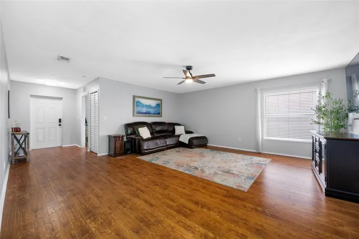 Foyer and Living Room