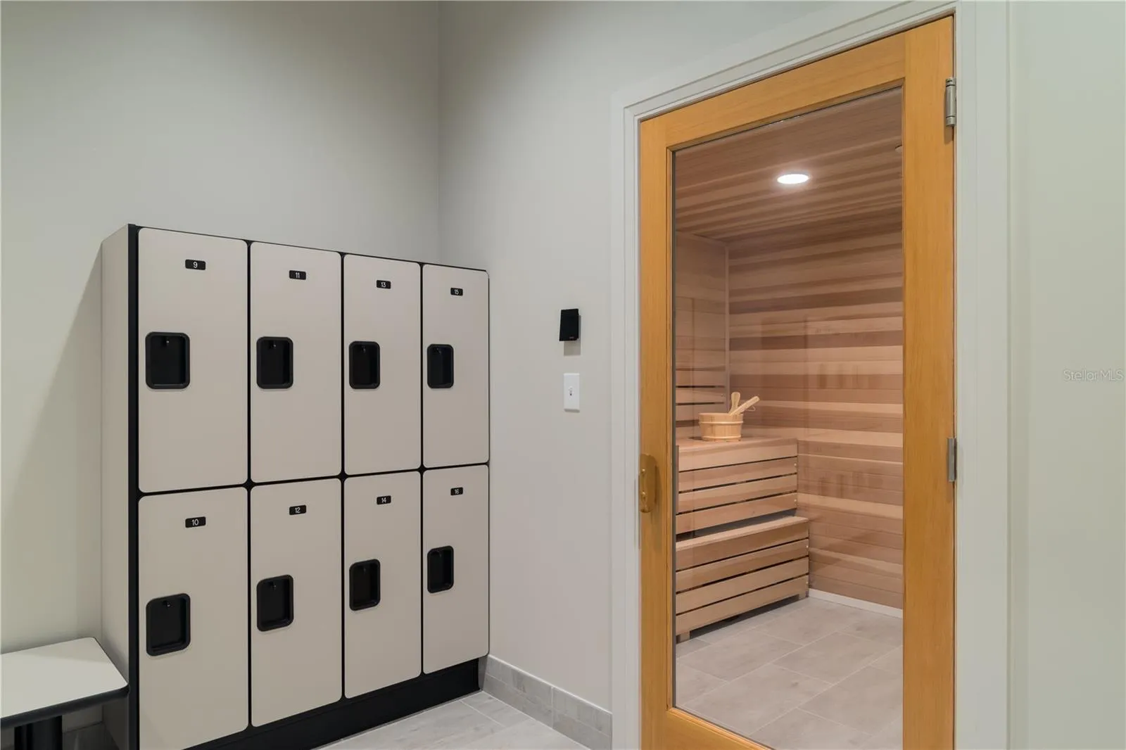 Resident Locker Room and Sauna
