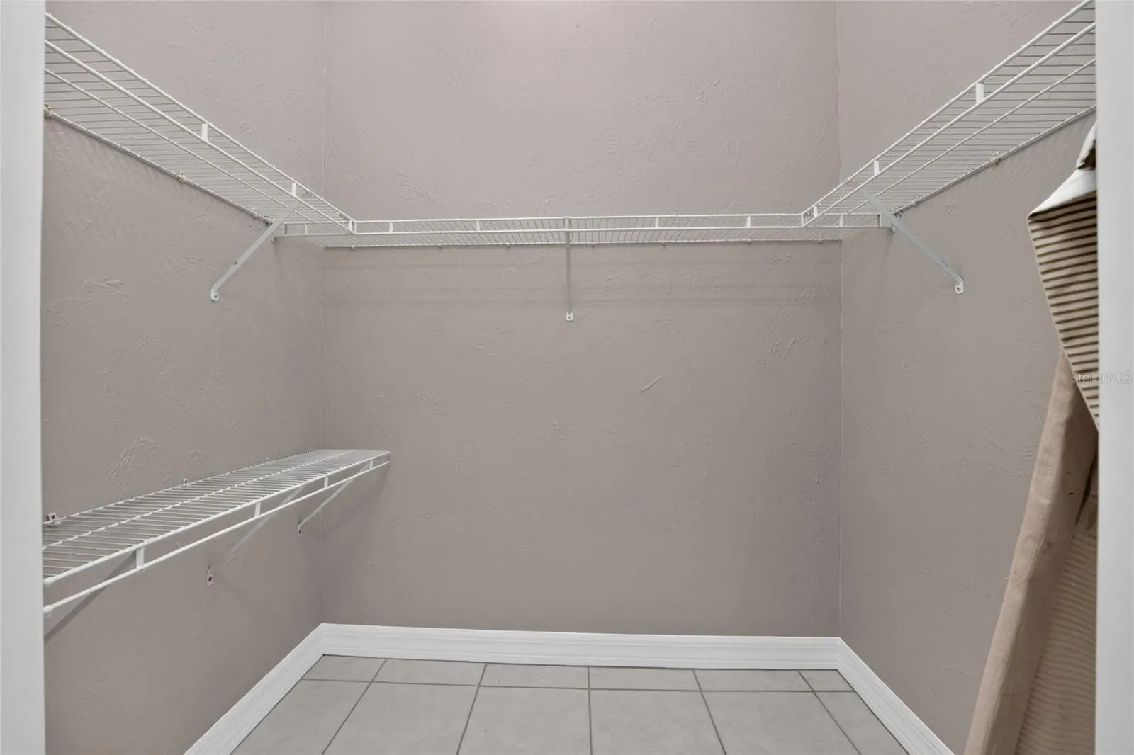 Master walk-in closet.