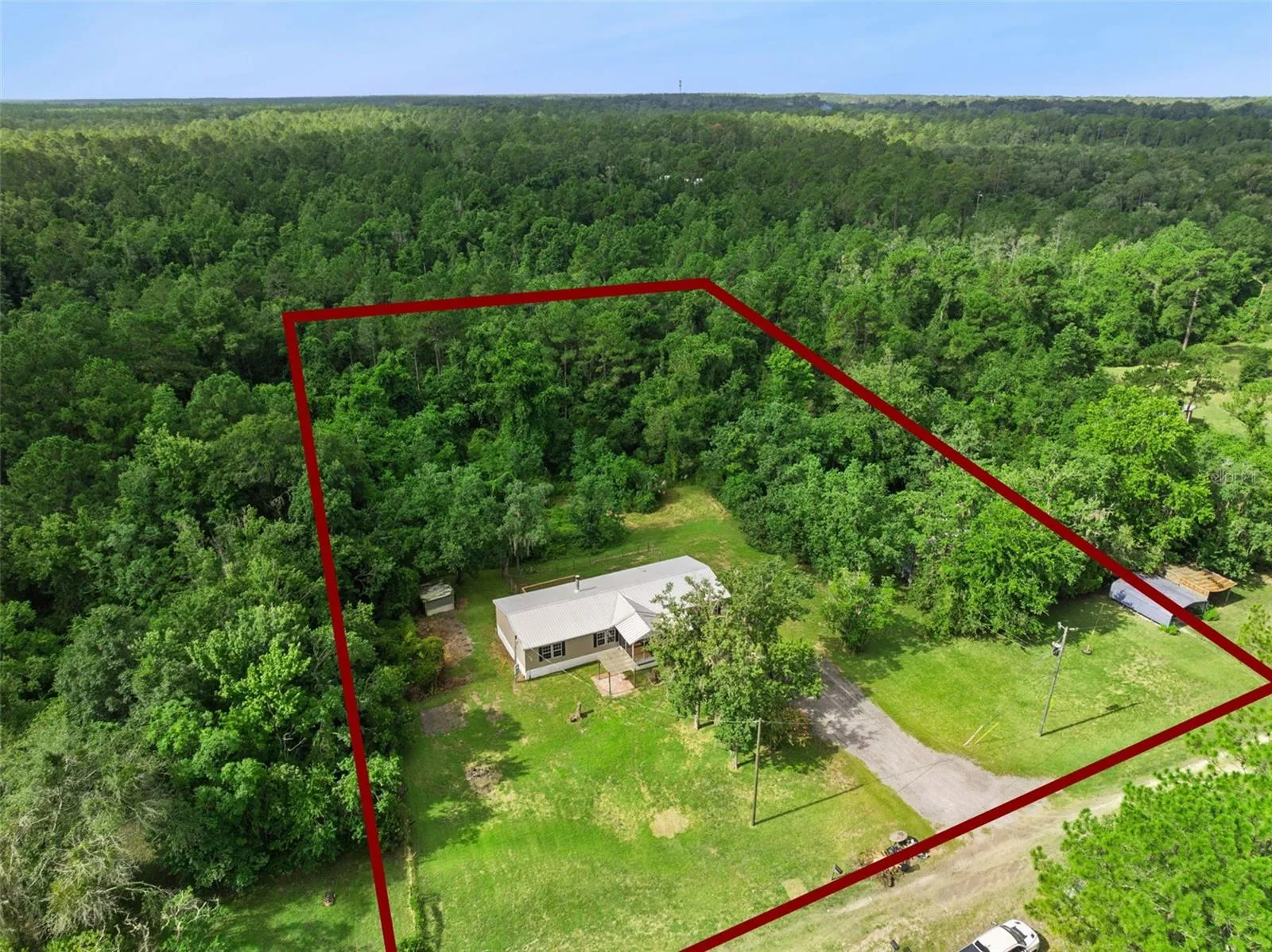 Aerial Lot lines