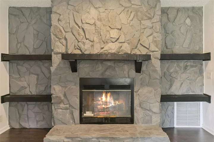 Fireplace in Great room