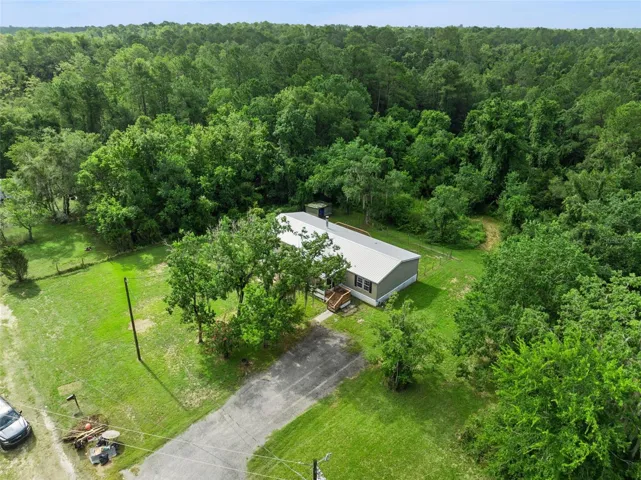 Aerial Street view of house