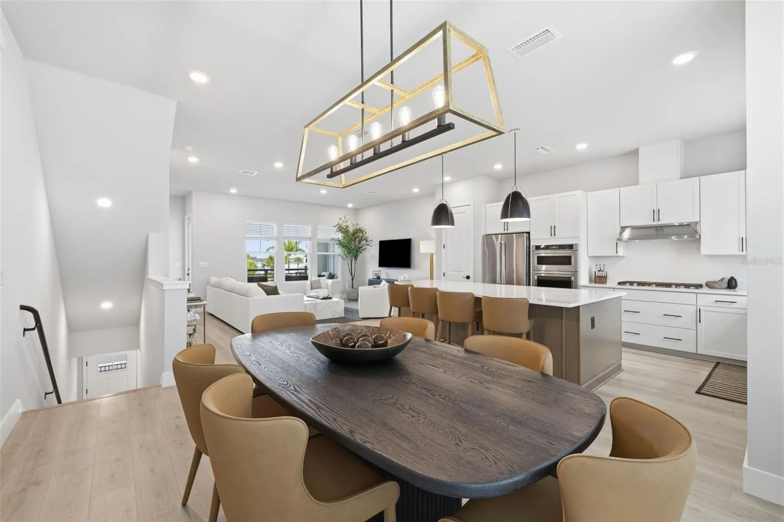 Open concept living area