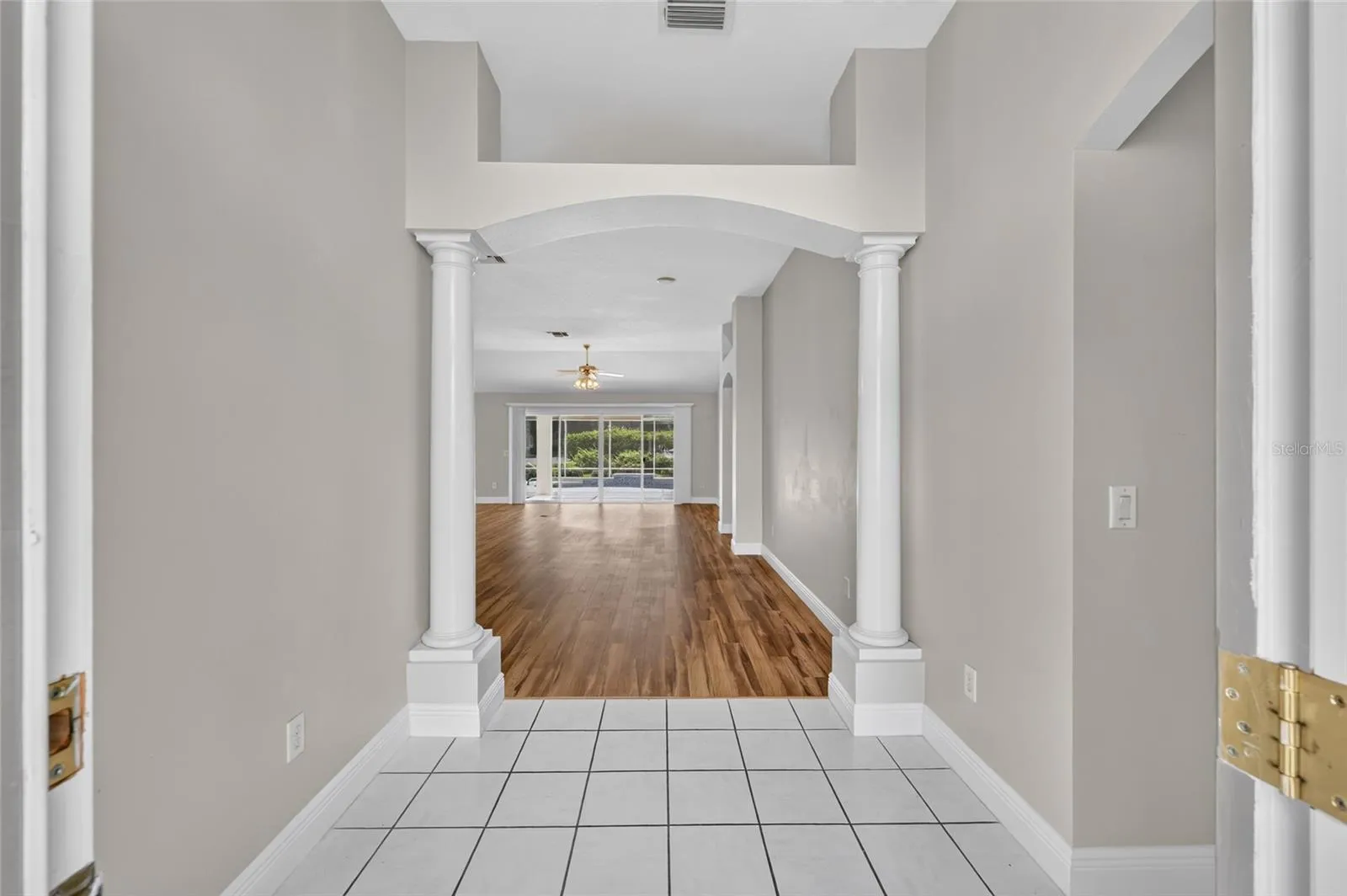 Foyer with Tile Flooring