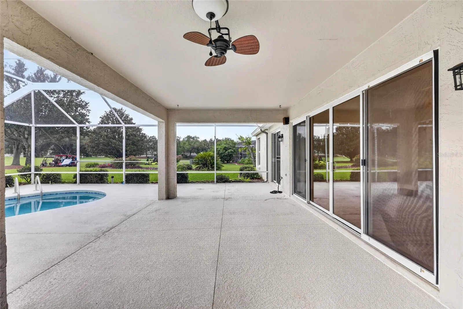 Pool Deck with Golf Course View