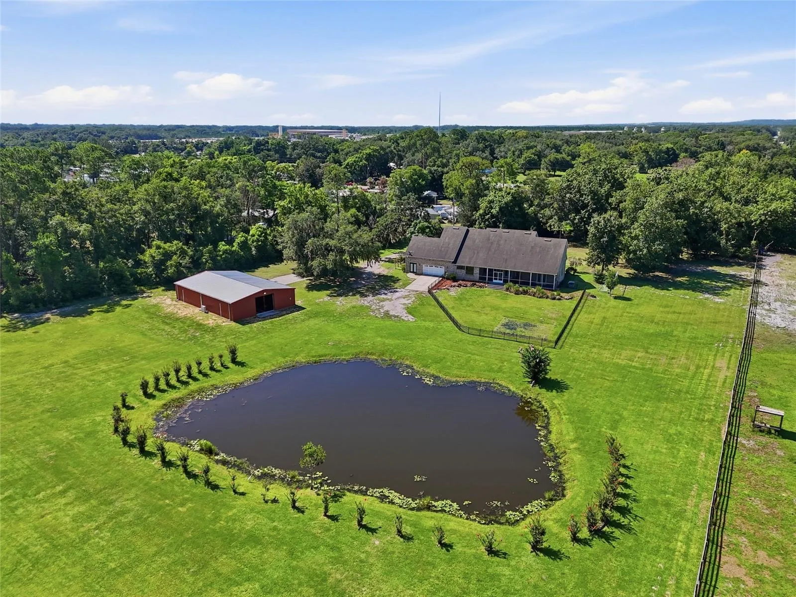 Private Spring Fed Pond!
