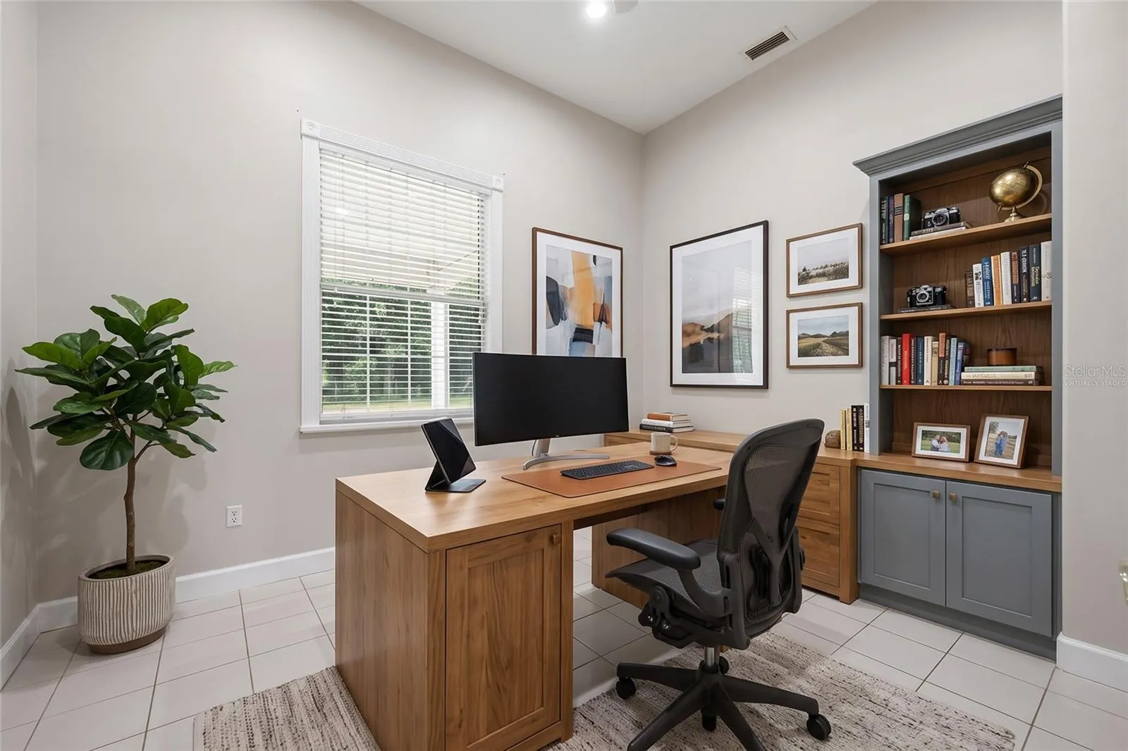 virtually staged front office