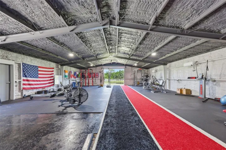 Options are endless...RV or Boat storage, workshop, home business, equipment storage, hobby space or keep as elite training facility used by Olympic medalists!