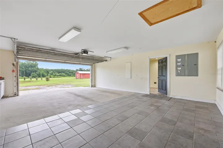 Opens to back of property