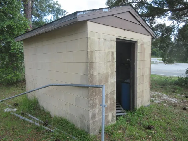 Concrete Block Shed