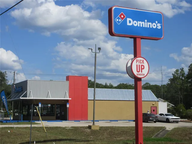 Neighboring Domino's Pizza