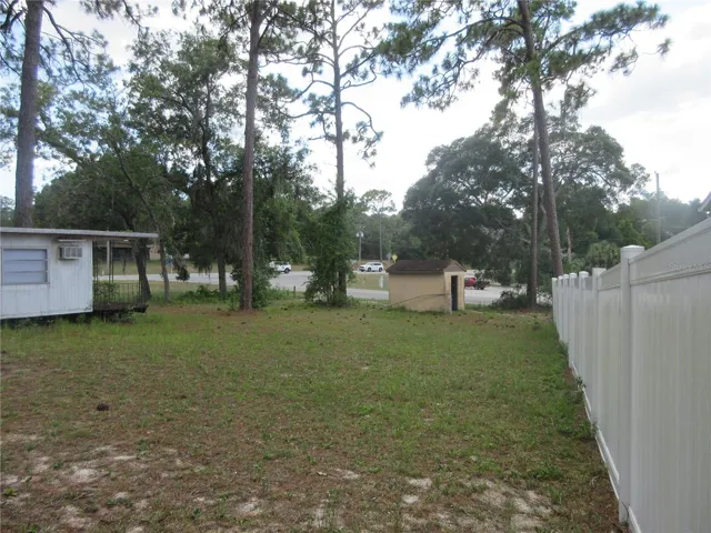 North Boundary & 12x16 mobile office building