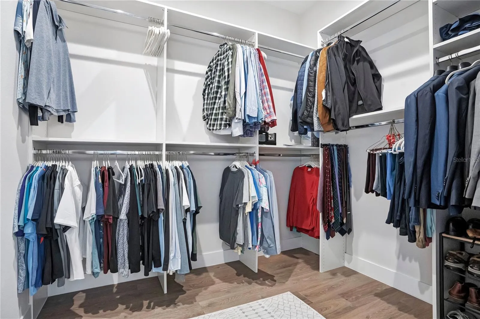 Primary walk in closet