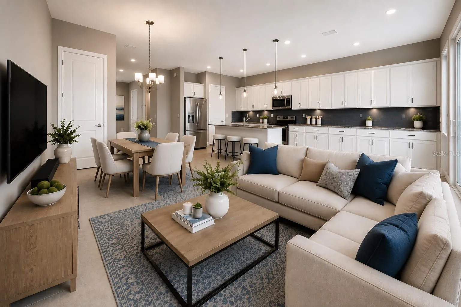 living/kitchen