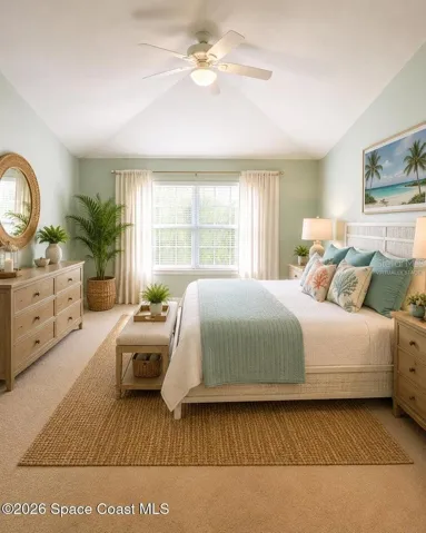 Virtually Staged Primary Suite