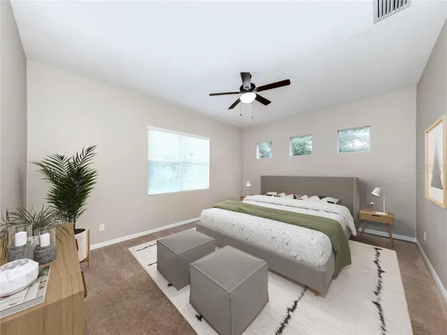 Primary Bedroom - Virtually Staged
