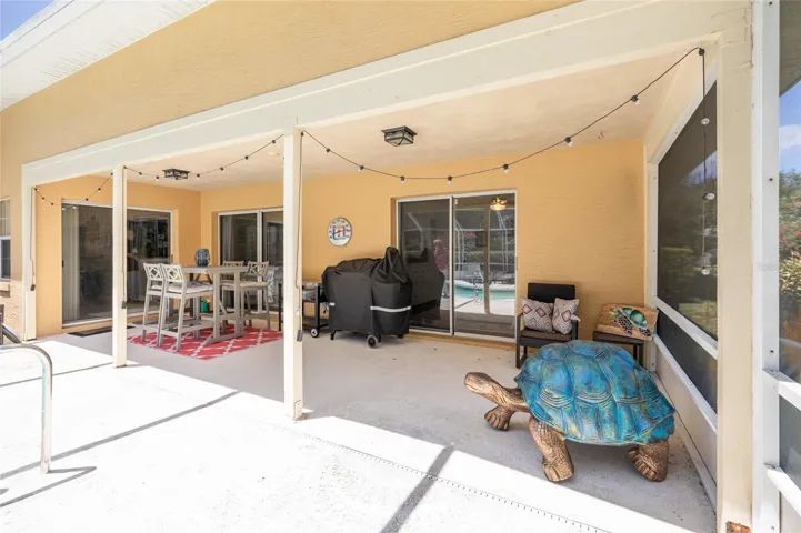 Huge covered porch