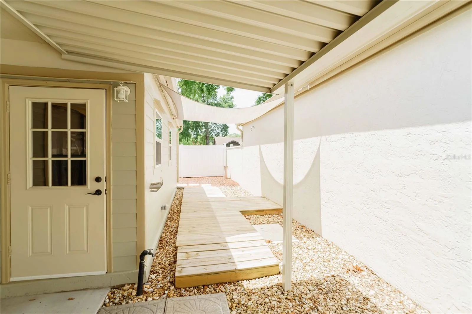 Covered patio