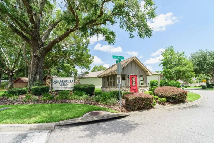 Entrance to community