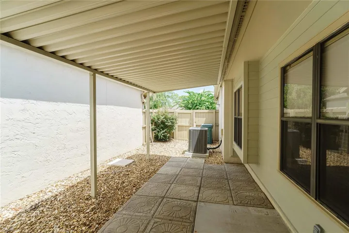 Covered patio