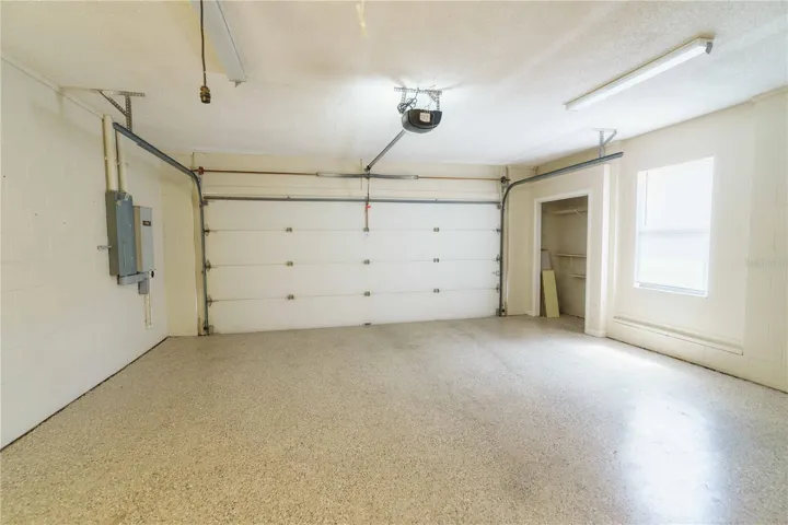 Garage with expo floors