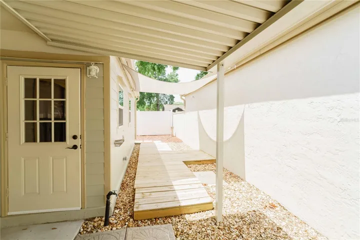 Covered patio