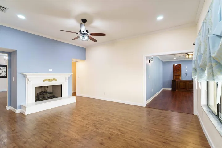 Family rom looking into bonus/flex room