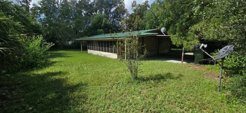 Backyard of home