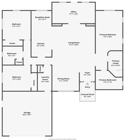 Provided from Photographer, Measure and Verify any spaces.