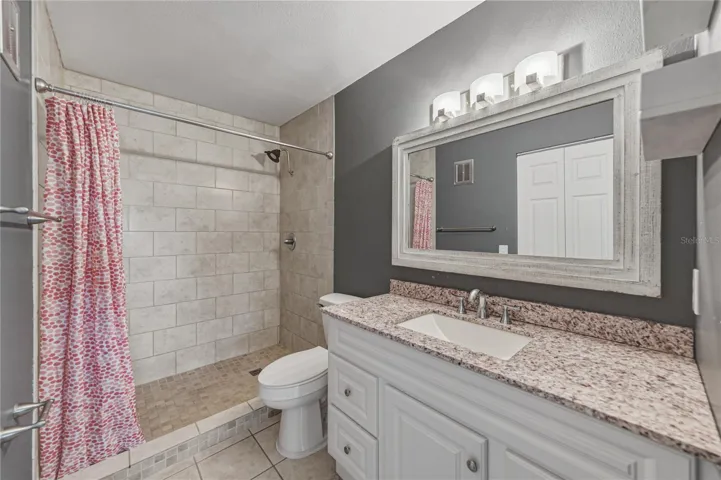 Updated primary bath....large walk-in shower.
